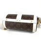 LOUIS VUITTON M81485 モノグラム パピヨン トランク カバン 斜め掛け チェーンバッグ 筒形 3WAY ショルダーバッグ モノグラムキャンバス レディース ブラウン