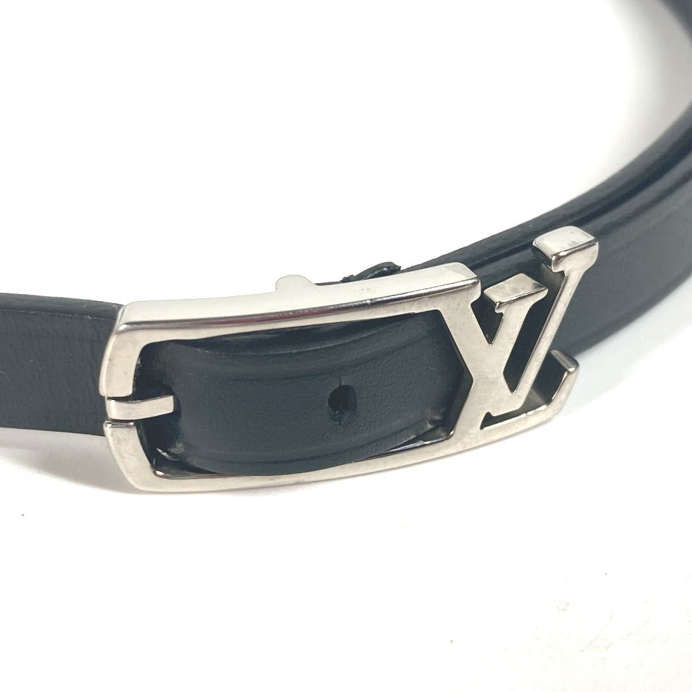 LOUIS VUITTON M6257E ブラスレ・ネオグラム 2重ブレスレット アクセサリー ブレスレット レザー メンズ ブラック - brandshop-reference