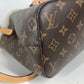 LOUIS VUITTON M46319 モノグラム ネオノエBB 巾着バッグ 2WAYバッグ ハンドバッグ ファー 斜め掛け カバン ショルダーバッグ モノグラムキャンバス レディース ブラウン