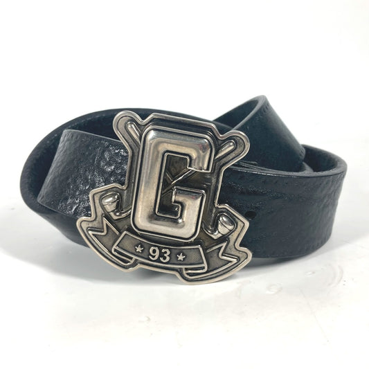 GUCCI 223896 Gロゴ バックル ズボン用ベルト ベルト レザー ユニセックス ブラック - brandshop-reference