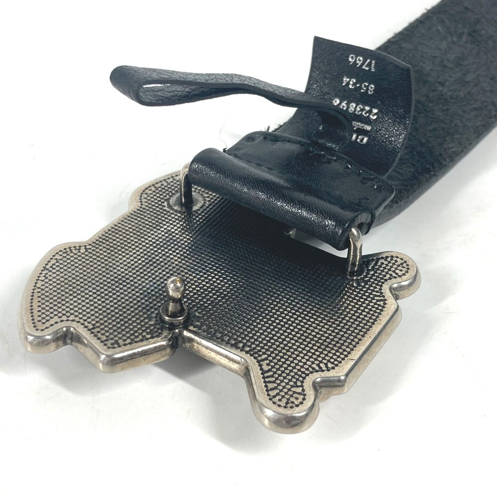 GUCCI 223896 Gロゴ バックル ズボン用ベルト ベルト レザー ユニセックス ブラック - brandshop-reference