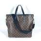 LOUIS VUITTON M56708 モノグラムマカサー ディヴィス 2WAYバッグ カバン 縦型 トートバッグ 斜めかけ ショルダーバッグ モノグラムマカサーキャンバス ユニセックス ブラウン
