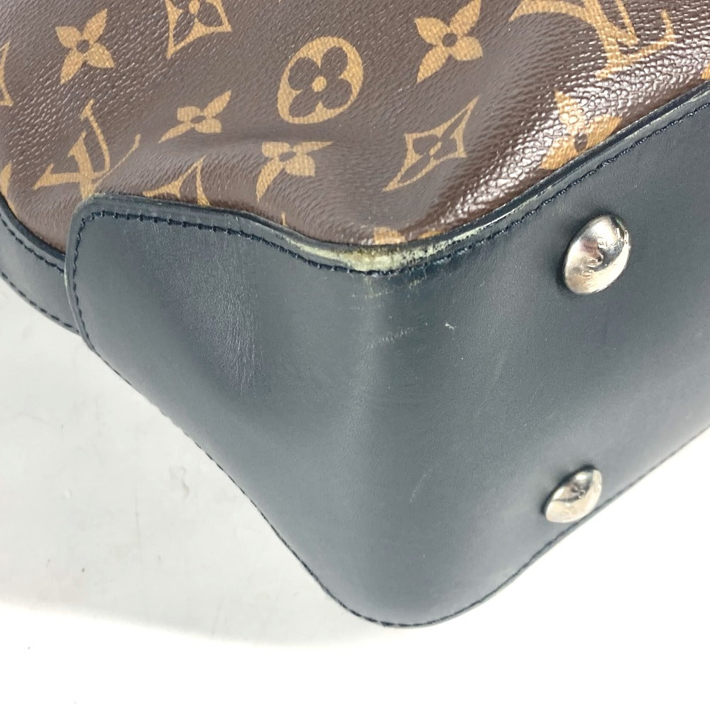 LOUIS VUITTON M56708 モノグラムマカサー ディヴィス 2WAYバッグ カバン 縦型 トートバッグ 斜めかけ ショルダーバッグ モノグラムマカサーキャンバス ユニセックス ブラウン