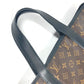 LOUIS VUITTON M56708 モノグラムマカサー ディヴィス 2WAYバッグ カバン 縦型 トートバッグ 斜めかけ ショルダーバッグ モノグラムマカサーキャンバス ユニセックス ブラウン
