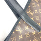 LOUIS VUITTON M56708 モノグラムマカサー ディヴィス 2WAYバッグ カバン 縦型 トートバッグ 斜めかけ ショルダーバッグ モノグラムマカサーキャンバス ユニセックス ブラウン