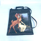 GIVENCHY Disney Bambi 2-Way Handbag/Tote/Shoulder Bag in Black, PVC/Leather, Unisex