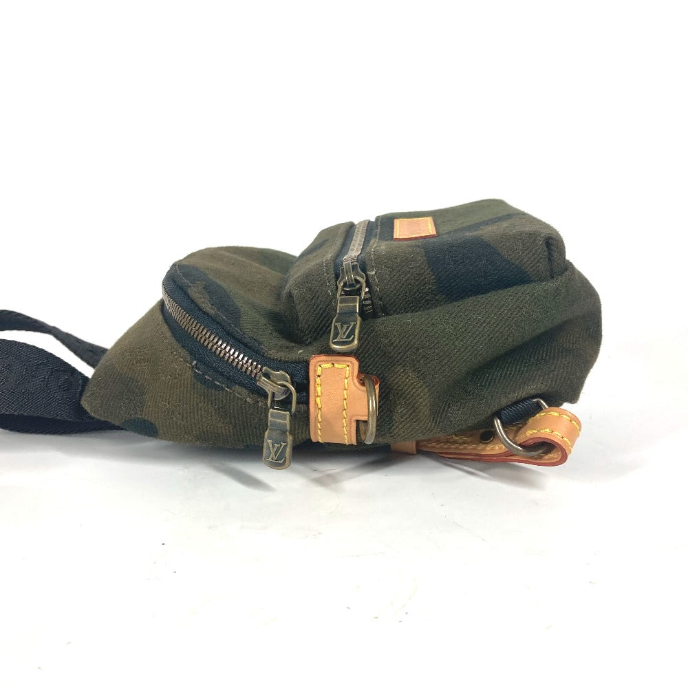LOUIS VUITTON M44201 supreme シュプリーム コラボ アポロ バックパック ナノ バッグチャーム リュックサック カモフラ キーホルダー キャンバス ユニセックス グリーン