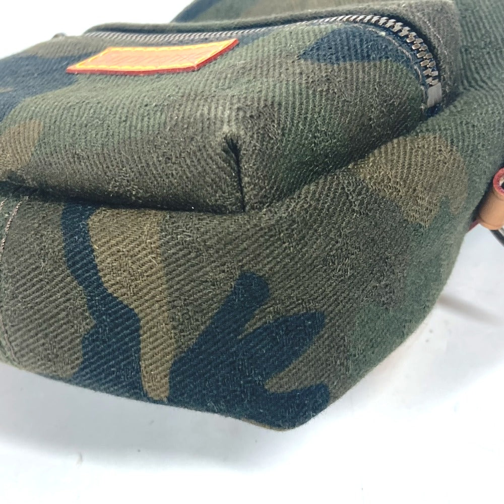 LOUIS VUITTON M44201 supreme シュプリーム コラボ アポロ バックパック ナノ バッグチャーム リュックサック カモフラ キーホルダー キャンバス ユニセックス グリーン