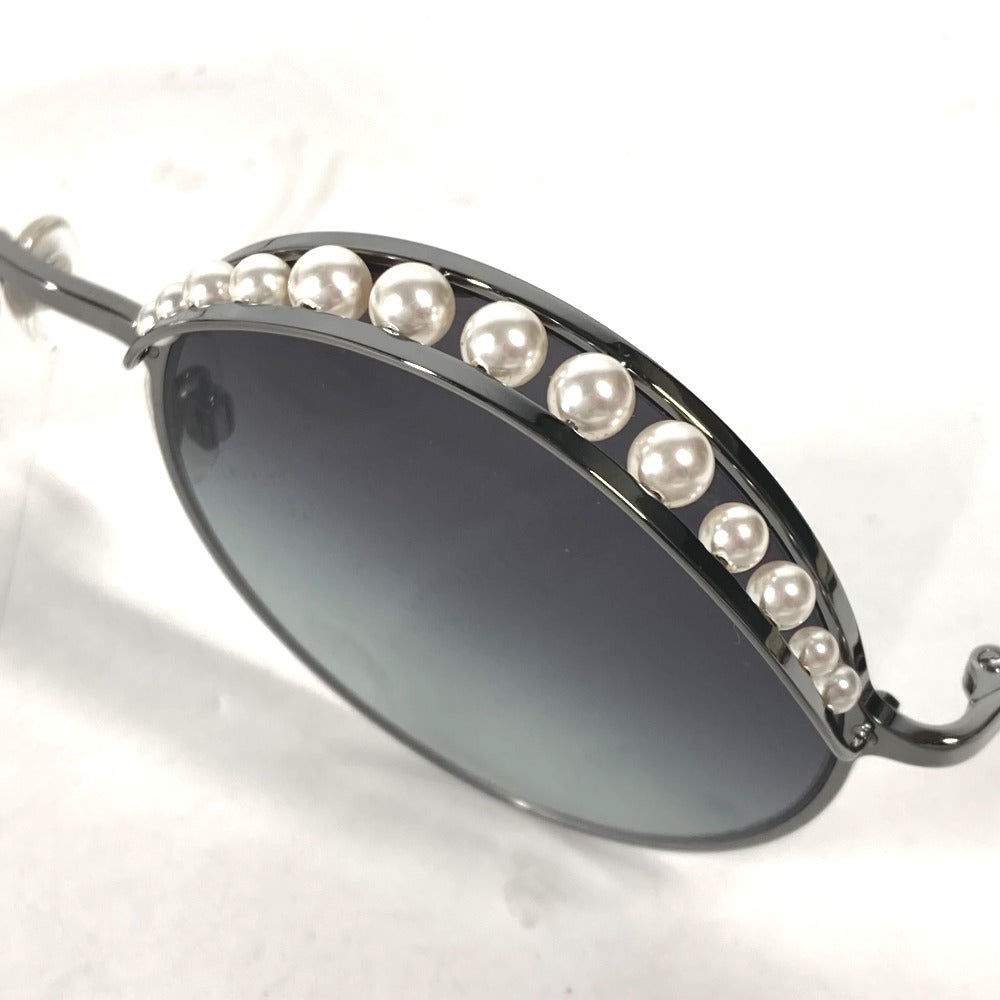 CHANEL 4234-H CC ココマーク パール 眼鏡 メガネ アイウェア サングラス メタル レディース ブラック