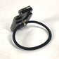 CHANEL 17A Logo perfume bottle design rhinestone glitter CC CC Mark Hair Accessories Hair rubber Plastic Black/Gold Used