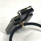 CHANEL 17A Logo perfume bottle design rhinestone glitter CC CC Mark Hair Accessories Hair rubber Plastic Black/Gold Used