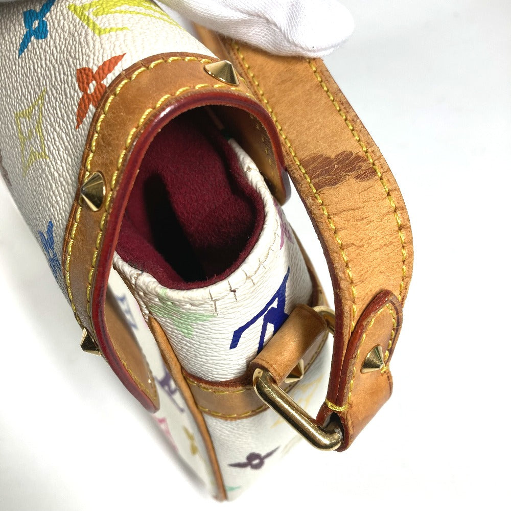 LOUIS VUITTON M92661 モノグラムマルチカラー ソローニュ カバン 肩掛け フラップ ショルダーバッグ モノグラムマルチカラーキャンバス レディース ブロン ホワイト