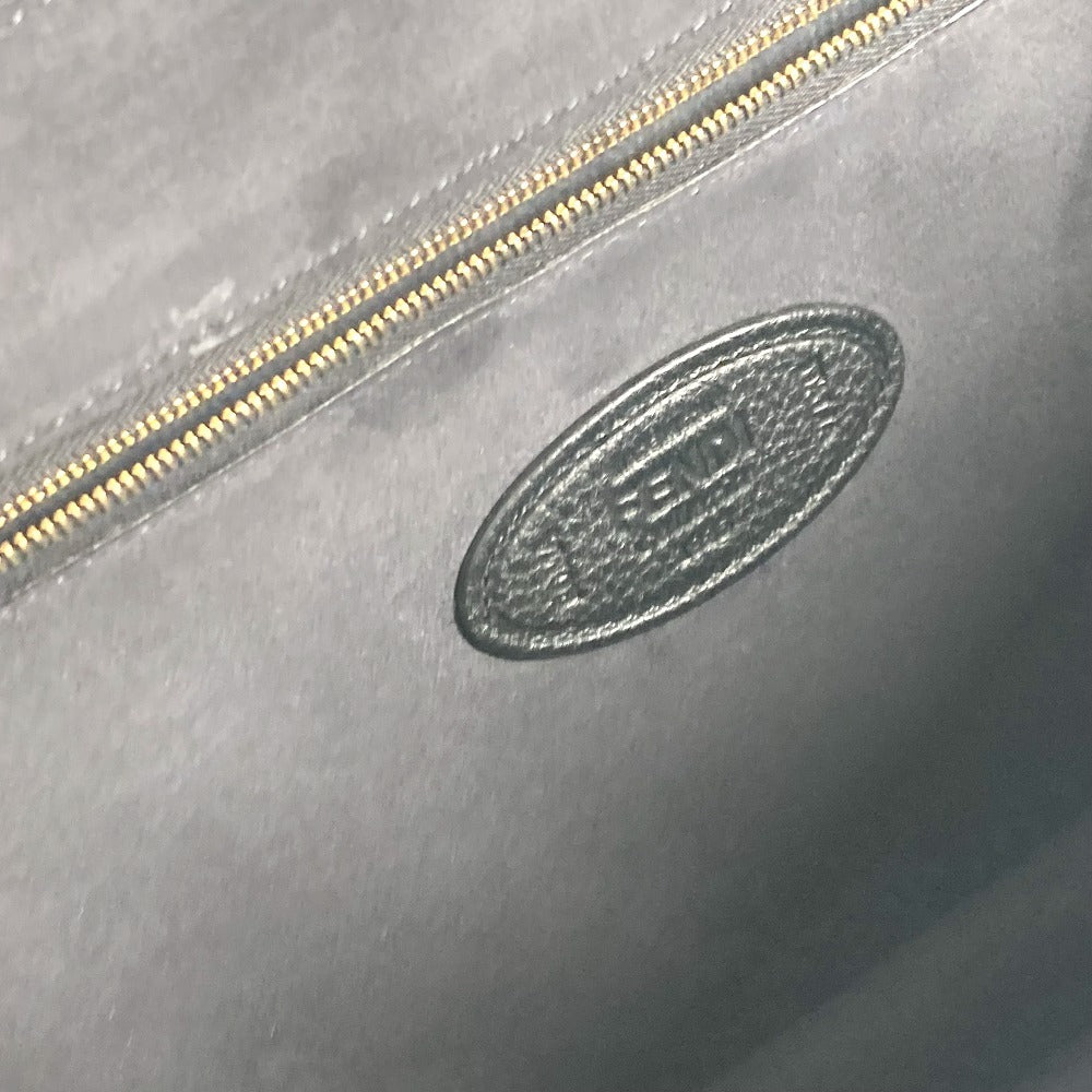 FENDI 7VA462 カバン ハンドバッグ トートバッグ ブリーフケース ダブルフェイス セレリア FFターンロック ラップトップバッグ ビジネスバッグ レザー ユニセックス ブラック