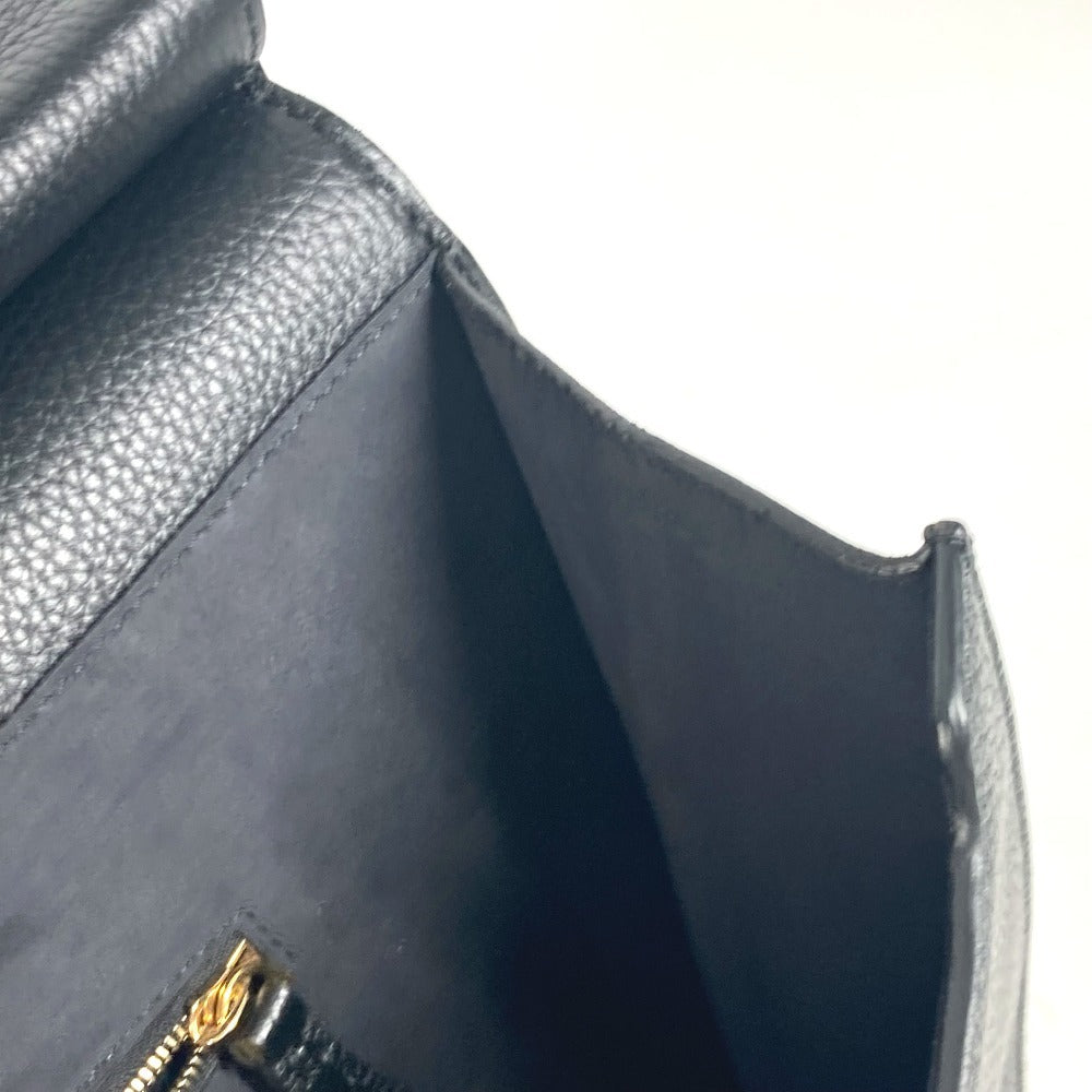 FENDI 7VA462 カバン ハンドバッグ トートバッグ ブリーフケース ダブルフェイス セレリア FFターンロック ラップトップバッグ ビジネスバッグ レザー ユニセックス ブラック