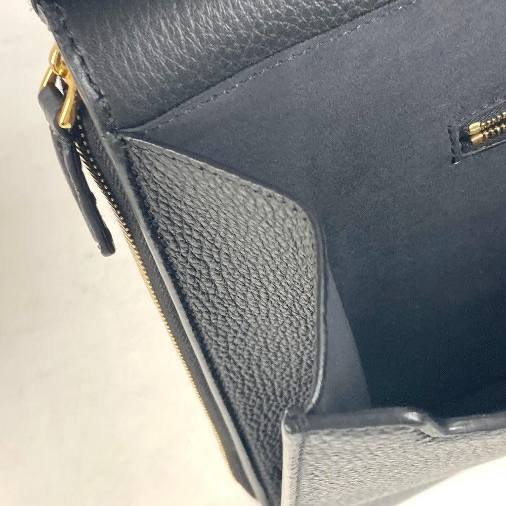 FENDI 7VA462 カバン ハンドバッグ トートバッグ ブリーフケース ダブルフェイス セレリア FFターンロック ラップトップバッグ ビジネスバッグ レザー ユニセックス ブラック