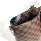 LOUIS VUITTON N44023 Damier Jersey Bag Tote Bag shawl Shoulder Bag Damier Canvas / Leather Brown/Black Used