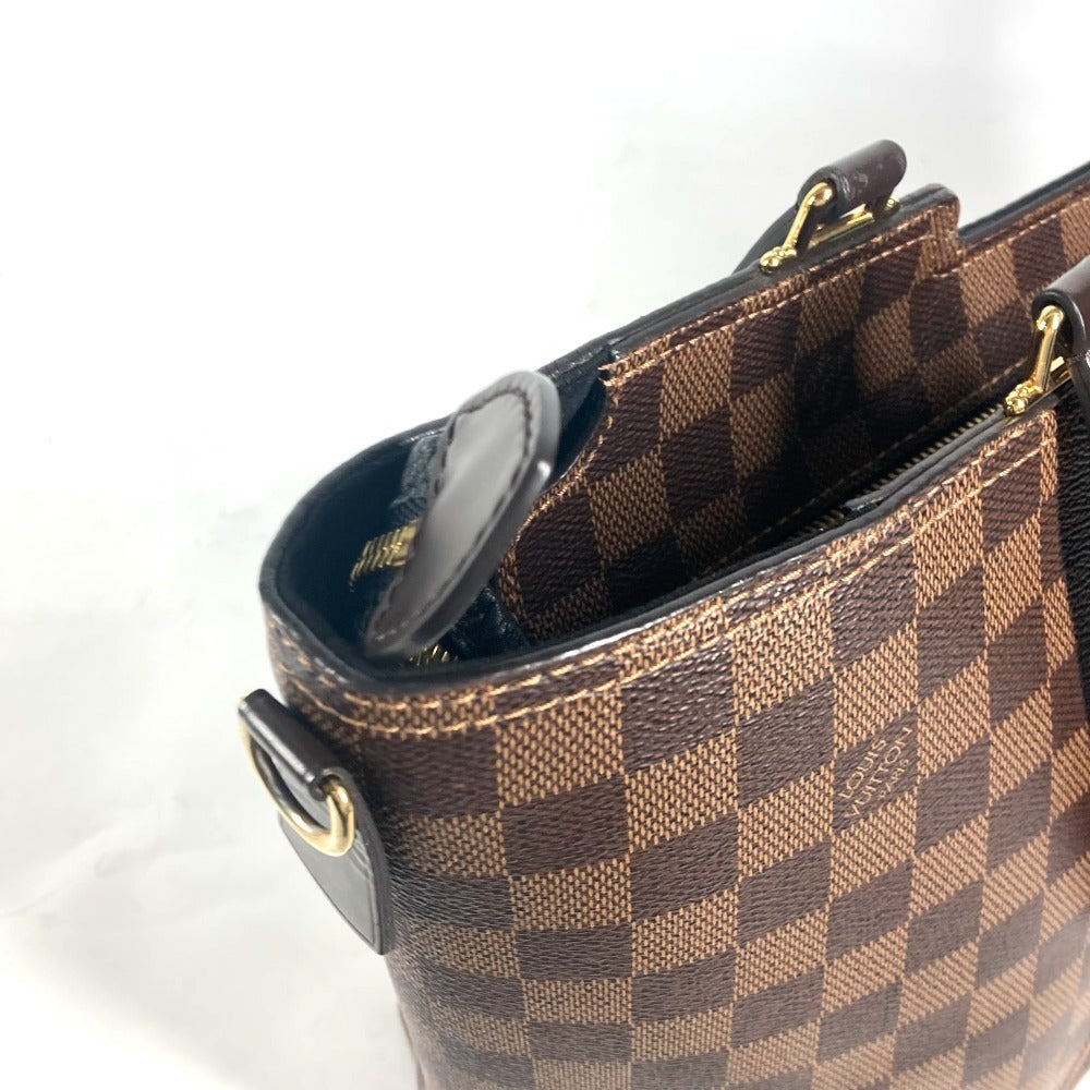 LOUIS VUITTON N44023 Damier Jersey Bag Tote Bag shawl Shoulder Bag Damier Canvas / Leather Brown/Black Used