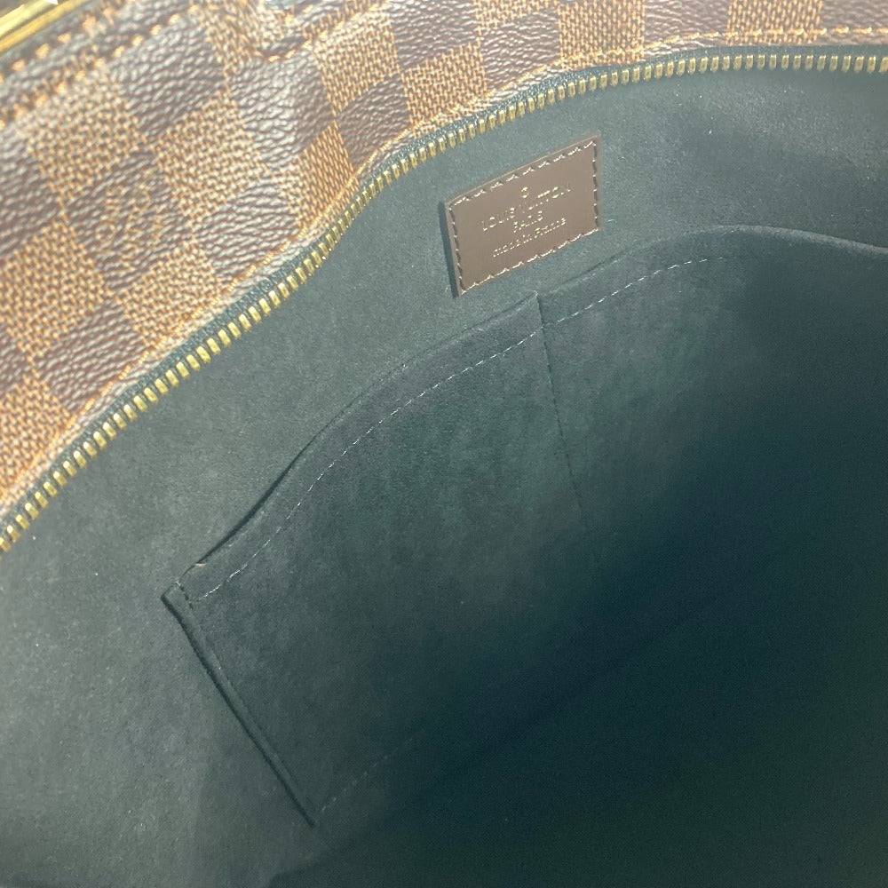 LOUIS VUITTON N44023 Damier Jersey Bag Tote Bag shawl Shoulder Bag Damier Canvas / Leather Brown/Black Used