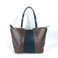 LOUIS VUITTON N44023 Damier Jersey Bag Tote Bag shawl Shoulder Bag Damier Canvas / Leather Brown/Black Used