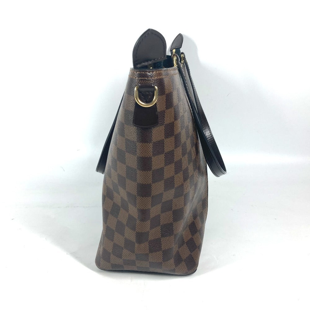 LOUIS VUITTON N44023 Damier Jersey Bag Tote Bag shawl Shoulder Bag Damier Canvas / Leather Brown/Black Used