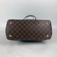LOUIS VUITTON N44023 Damier Jersey Bag Tote Bag shawl Shoulder Bag Damier Canvas / Leather Brown/Black Used