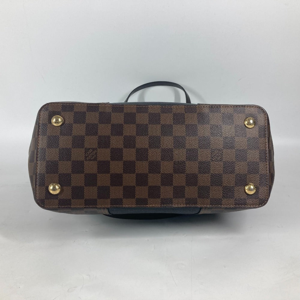 LOUIS VUITTON N44023 Damier Jersey Bag Tote Bag shawl Shoulder Bag Damier Canvas / Leather Brown/Black Used