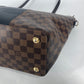 LOUIS VUITTON N44023 Damier Jersey Bag Tote Bag shawl Shoulder Bag Damier Canvas / Leather Brown/Black Used