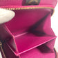 LOUIS VUITTON M95188 Monogram Perforated Compact Zip Wallet, Bi-fold Wallet, Monogram Canvas, Unisex, Fuchsia Pink