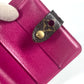 LOUIS VUITTON M95188 Monogram Perforated Compact Zip Wallet, Bi-fold Wallet, Monogram Canvas, Unisex, Fuchsia Pink