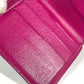 LOUIS VUITTON M95188 Monogram Perforated Compact Zip Wallet, Bi-fold Wallet, Monogram Canvas, Unisex, Fuchsia Pink