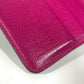 LOUIS VUITTON M95188 Monogram Perforated Compact Zip Wallet, Bi-fold Wallet, Monogram Canvas, Unisex, Fuchsia Pink
