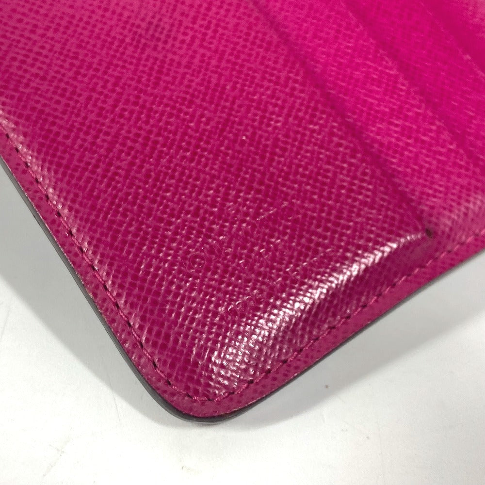 LOUIS VUITTON M95188 Monogram Perforated Compact Zip Wallet, Bi-fold Wallet, Monogram Canvas, Unisex, Fuchsia Pink