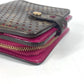 LOUIS VUITTON M95188 Monogram Perforated Compact Zip Wallet, Bi-fold Wallet, Monogram Canvas, Unisex, Fuchsia Pink