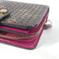 LOUIS VUITTON M95188 Monogram Perforated Compact Zip Wallet, Bi-fold Wallet, Monogram Canvas, Unisex, Fuchsia Pink