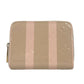 LOUIS VUITTON M58066 MonogramVernisRayures zip-around coin purse Wallet Coin Compartment Stripe coin purse MonogramVernis Beige/pink Used