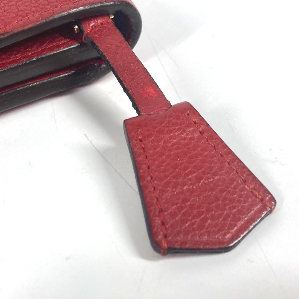 LOUIS VUITTON M62185 モノグラムアンプラント ポルトフォイユ ポンヌフ コンパクト コンパクトウォレット 財布 3つ折り財布 モノグラムアンプラントレザー レディース スリーズ レッド