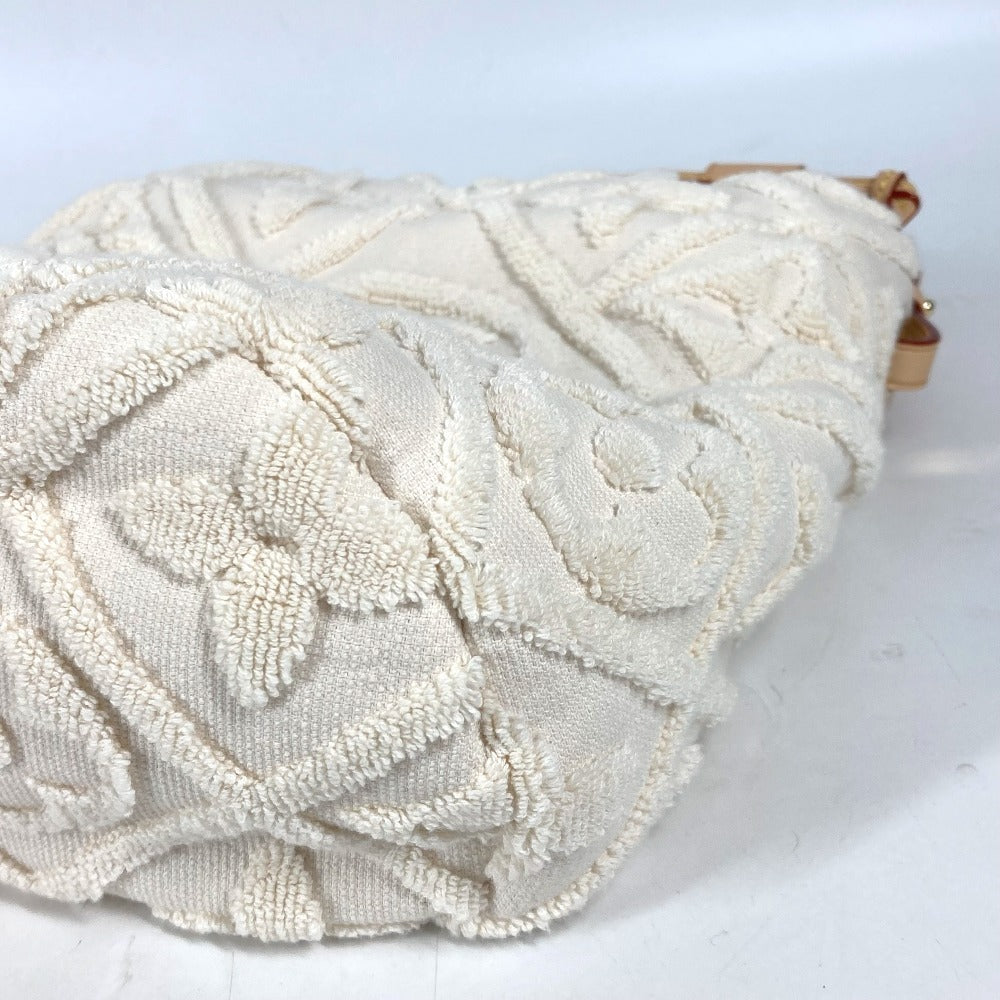 LOUIS VUITTON M25146 Monogram Bucket Bag - LV Vacation Shoulder Handbag, Drawstring Bag, Cotton, Women's, Coco White