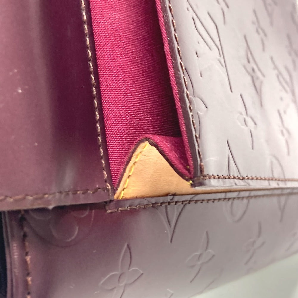 LOUIS VUITTON M55126 Monogram mat Alston Shoulder Bag Shoulder Bag Monogram matte leather Violet purple Used