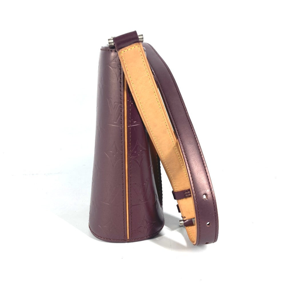 LOUIS VUITTON M55126 Monogram mat Alston Shoulder Bag Shoulder Bag Monogram matte leather Violet purple Used
