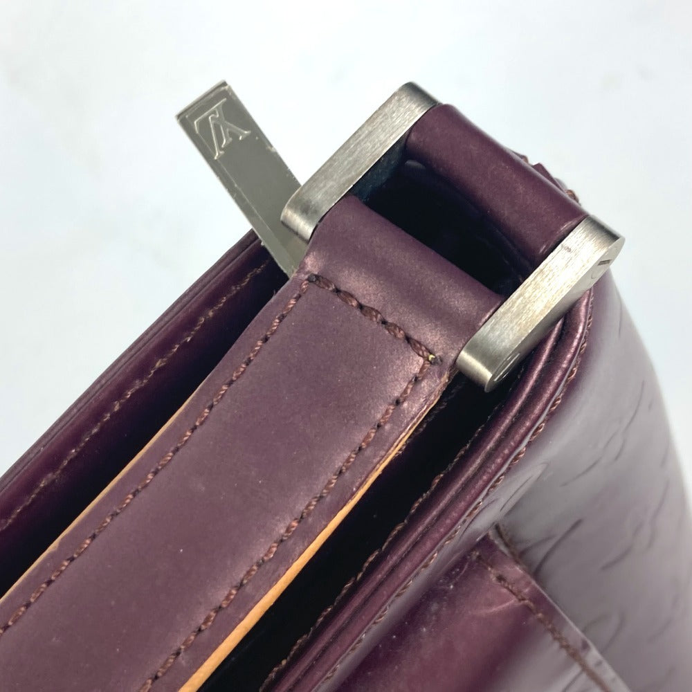 LOUIS VUITTON M55126 Monogram mat Alston Shoulder Bag Shoulder Bag Monogram matte leather Violet purple Used