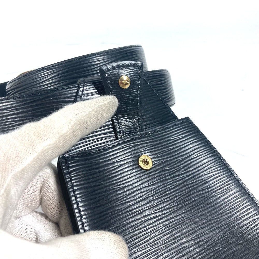 LOUIS VUITTON M52902 エピ シャーウッド ベルトバッグ ウエストポーチ カバン ボディバッグ エピレザー ユニセックス クリールブラック ブラック