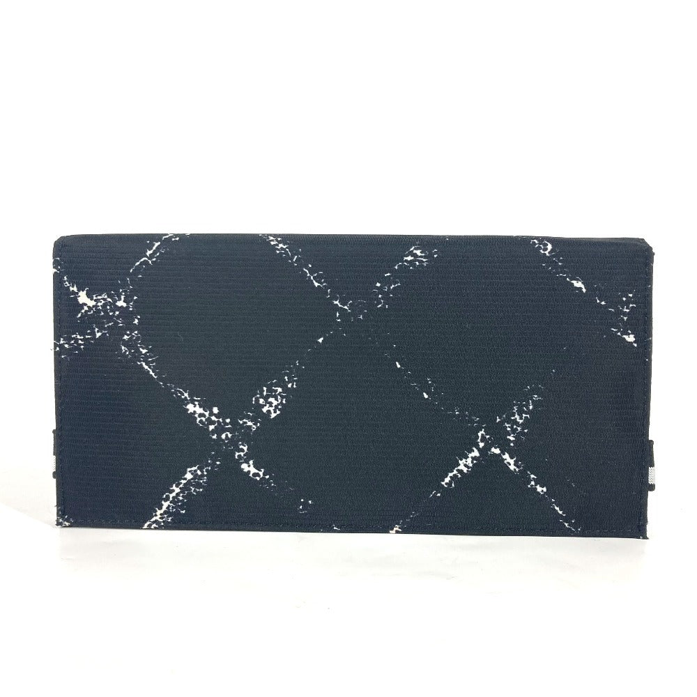 CHANEL A14344 旧トラベルライン ロングウォレット 2つ折り 長財布 ナイロン ユニセックス ブラック