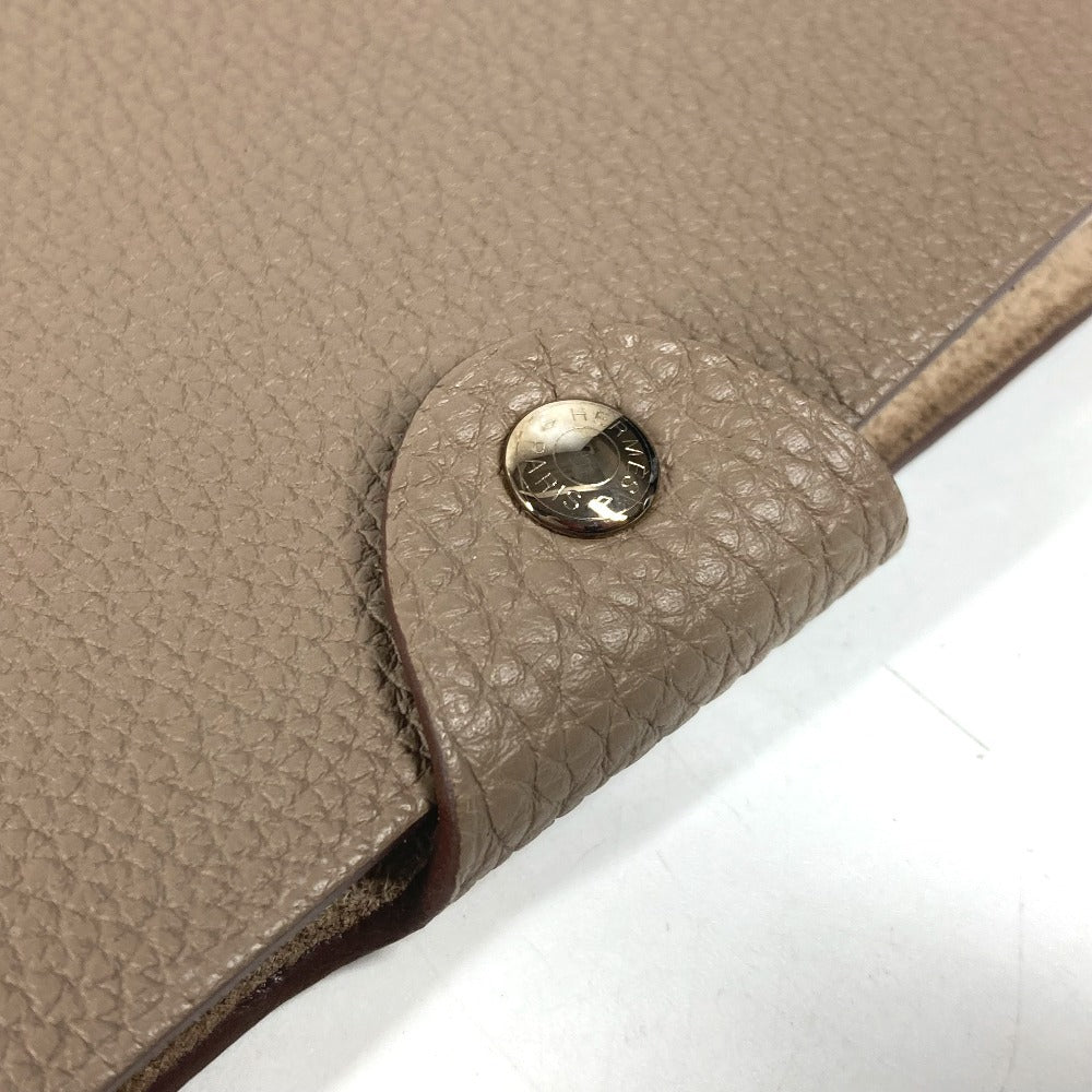 HERMES 手帳カバー ユリスPM ノート ステーショナリー メモ帳 ノートブック トリヨンクレマンス ユニセックス エトゥープ グレー