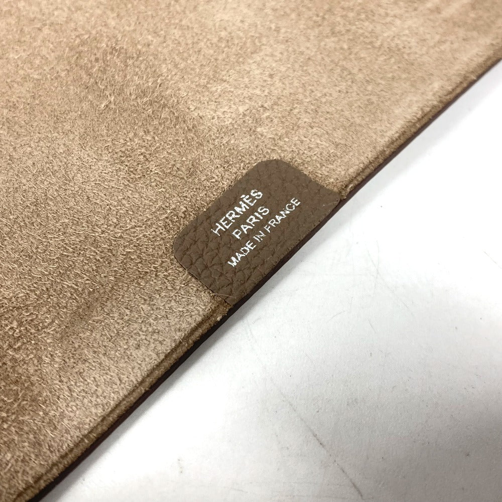 HERMES 手帳カバー ユリスPM ノート ステーショナリー メモ帳 ノートブック トリヨンクレマンス ユニセックス エトゥープ グレー
