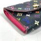 LOUIS VUITTON M66558 モノグラムマルチカラー アンヴェロップ カルト ドゥ ヴィジット 名刺入れ パスケース コインケース カードケース モノグラムマルチカラーキャンバス ユニセックス ノワール マルチカラー