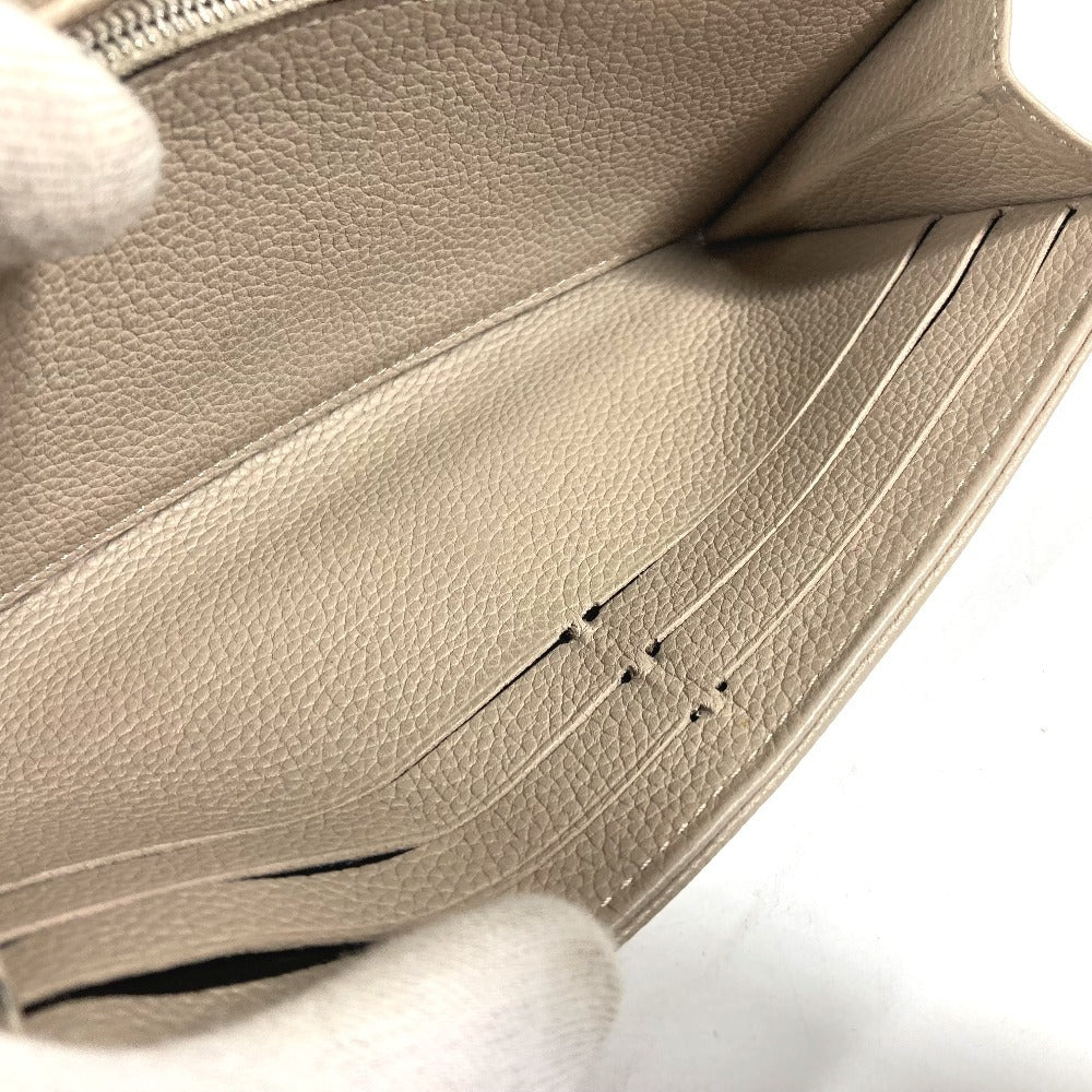 LOUIS VUITTON M60144 モノグラムマヒナ ポルトフォイユ イリス ロングウォレット フラップ 長財布 モノグラムマヒナレザー レディース ガレ ベージュ