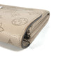 LOUIS VUITTON M60144 モノグラムマヒナ ポルトフォイユ イリス ロングウォレット フラップ 長財布 モノグラムマヒナレザー レディース ガレ ベージュ