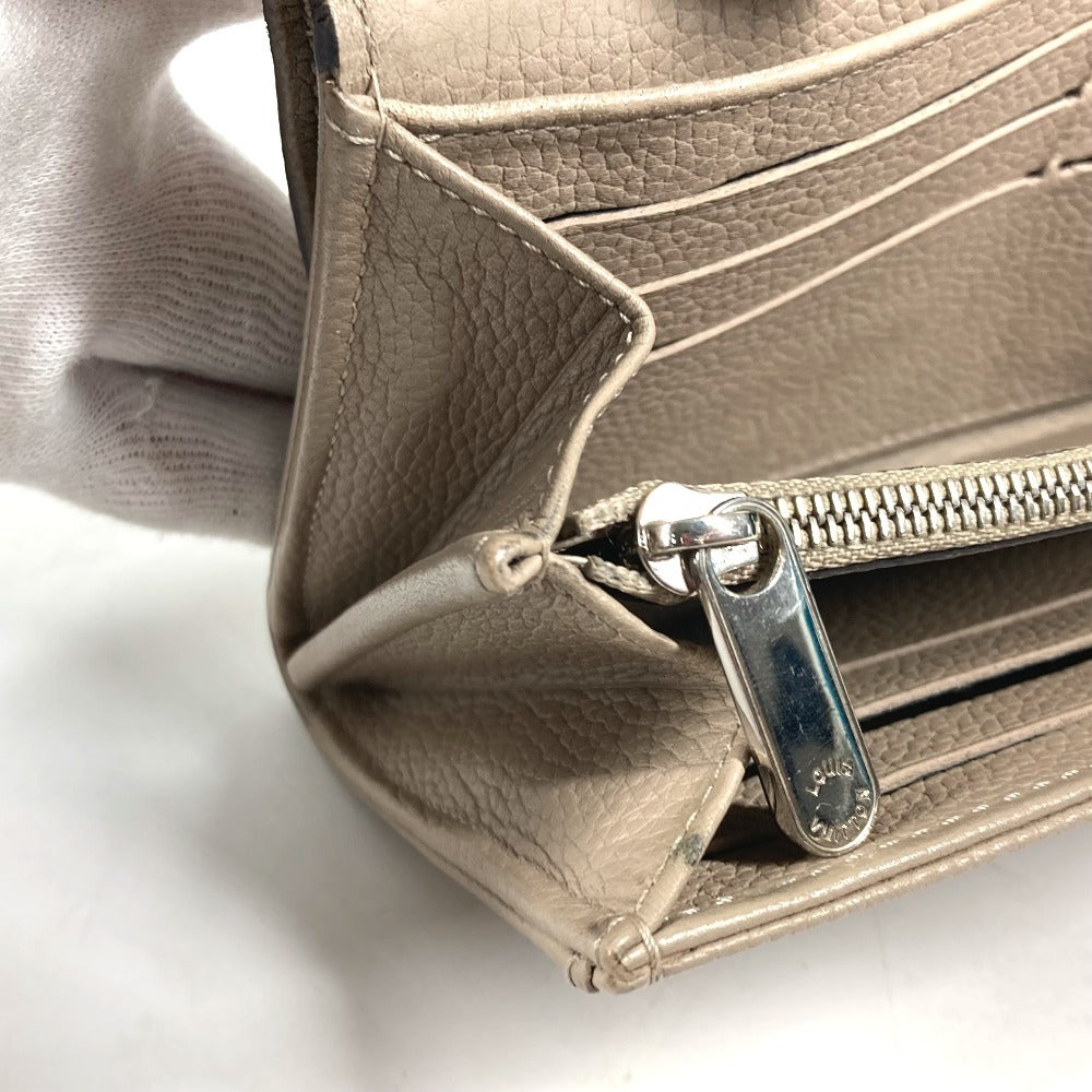 LOUIS VUITTON M60144 モノグラムマヒナ ポルトフォイユ イリス ロングウォレット フラップ 長財布 モノグラムマヒナレザー レディース ガレ ベージュ