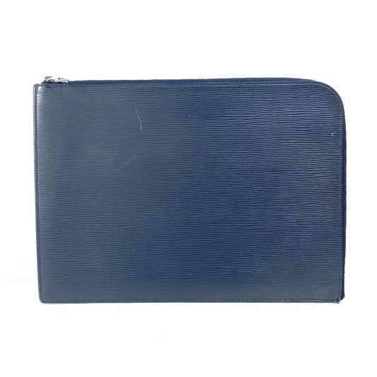 LOUIS VUITTON M58820 エピ ポシェットジュールGM セカンドバッグ カバン ポーチ L字ファスナー クラッチバッグ エピレザー ユニセックス ブルーマリーヌ ブルー