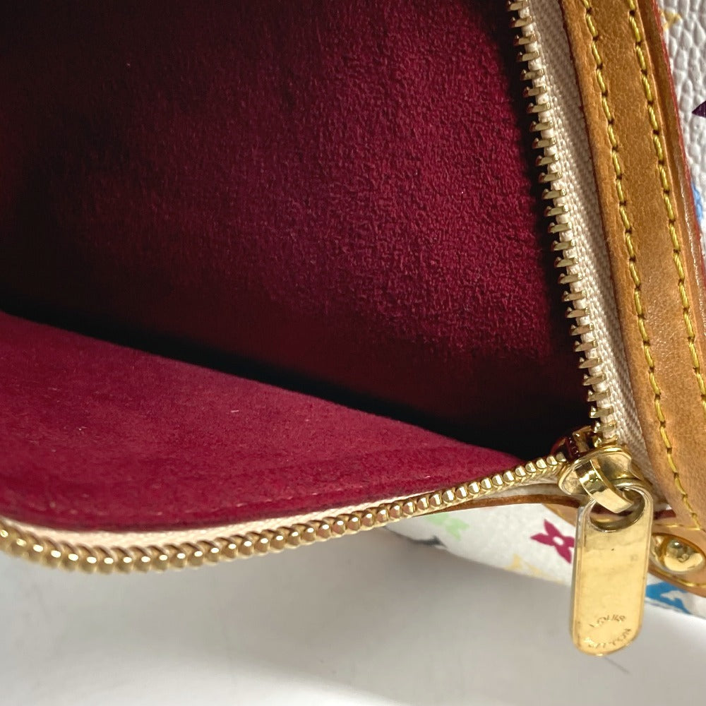 LOUIS VUITTON M60027 モノグラムマルチカラー ポシェットGM クラッチバッグ マルチポーチ 村上隆 ポーチ モノグラムマルチカラーキャンバス レディース ブロン ホワイト